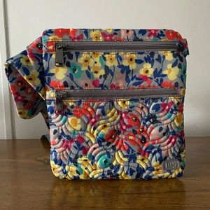 Lug Skipper Crossbody Bag In Wildflower Multi